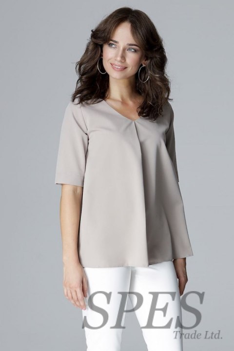 Bluzka Model L002 Beige - Lenitif