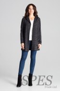 Sweter Kardigan Model L070 Black - Lenitif