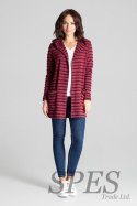 Sweter Kardigan Model L070 Bordo - Lenitif