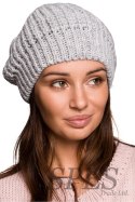 Beret Model BK060 Grey - BE Knit