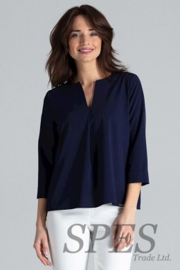 Bluzka Model L035 Navy - Lenitif