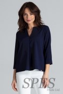 Bluzka Model L035 Navy - Lenitif