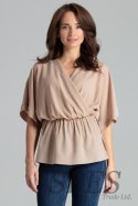 Bluzka Model L063 Beige - Lenitif