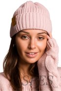 Czapka Damska Model BK059 Pink - BE Knit