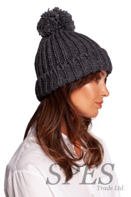 Czapka Model BK101 Grafit - BE Knit