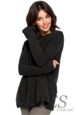 Sweter Damski Model BK009 Antracyt - BE Knit Hurtownia odzieży on-line, moda damska, bielizna i obuwie dla kobiet - Matterhorn.p