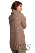 Sweter Damski Model BK047 Cappuccino - BE Knit