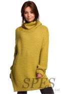 Sweter Damski Model BK047 Limonka - BE Knit