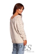 Sweter Damski Model BK090 Beige - BE Knit