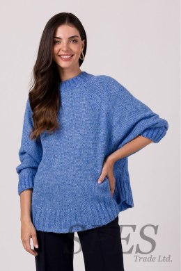 Sweter Damski Model BK105 Lazur - BE Knit