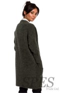 Sweter Kardigan Model BK034 Green - BE Knit