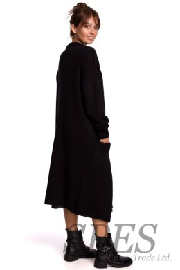 Sweter Kardigan Model BK053 Black - BE Knit