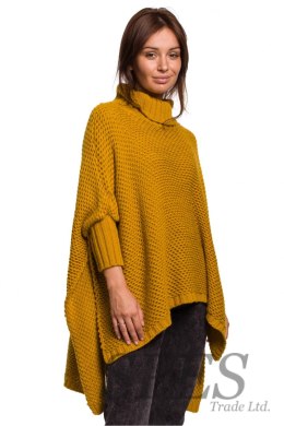 Sweter Ponczo Model BK049 Honey - BE Knit