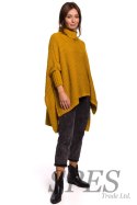 Sweter Ponczo Model BK049 Honey - BE Knit