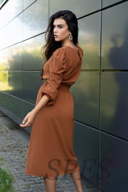 Sukienka Model Bouquetina Camel - Merribel