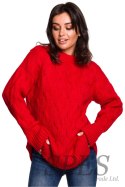 Sweter Damski Model BK038 Red - BE Knit