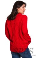 Sweter Damski Model BK038 Red - BE Knit