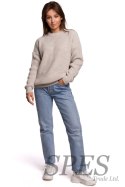 Sweter Damski Model BK052 Beige - BE Knit