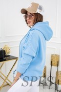 Bluza Damska Model Noemi WJ8890 Baby Blue - Vittoria Ventini