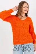 Sweter Damski Model TW-SW-BI-9029.84 Orange - Och Bella