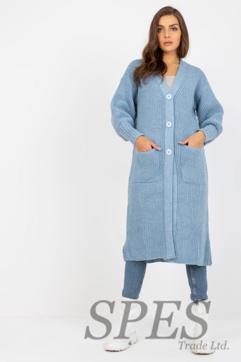 Sweter Kardigan Model TW-SW-BL-0100.38X Light Blue - Och Bella