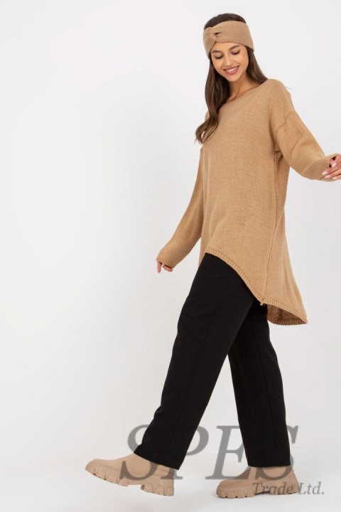 Sweter Damski Model TW-SW-BI-1222.13X Camel - Och Bella