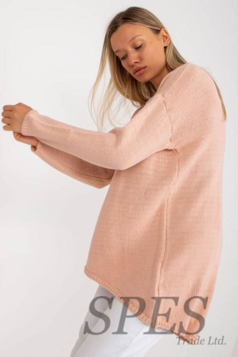 Sweter Damski Model TW-SW-BI-1222.13X Light Pink - Och Bella