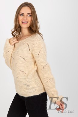 Sweter Damski Model TW-SW-BI-9030.08 Beige - Och Bella