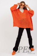 Sweter Damski Model TW-SW-BI-M2200.27 Orange - Och Bella