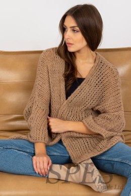 Sweter Damski Model TW-SW-BI-M2202.29X Dark Beige - Och Bella