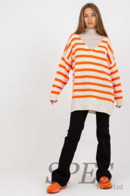 Sweter Damski Model TW-SW-BI-M59.25 Orange - Och Bella