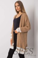 Sweter Kardigan Model TW-SW-BI-A21768.21 Camel - Och Bella