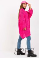 Sweter Kardigan Model TW-SW-BI-M2202.29X Fluo Pink - Och Bella