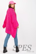 Sweter Kardigan Model TW-SW-BI-M2202.29X Fluo Pink - Och Bella