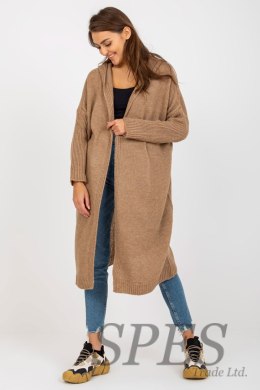 Sweter Kardigan Model TW-SW-BI-M56.35 Dark Beige - Och Bella