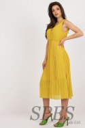 Sukienka Model DHJ-SK-13168.21X Dark Yellow - Italy Moda