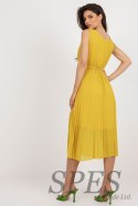 Sukienka Model DHJ-SK-13168.21X Dark Yellow - Italy Moda