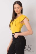 Bluzka Model DHJ-BZ-13301.34P Yellow - Italy Moda