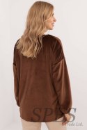 Bluzka Model DHJ-BZ-19902.49P Brown - Italy Moda