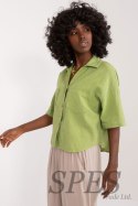 Koszula Damska Model DHJ-KS-7279.24X Light Green - Italy Moda