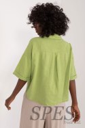 Koszula Damska Model DHJ-KS-7279.24X Light Green - Italy Moda