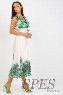 Sukienka Model DHJ-SK-13128.61 White/Green - Italy Moda