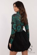 Sukienka Model DHJ-SK-19959.35 Black/Green - Italy Moda