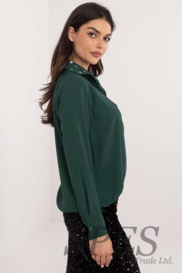 Koszula Damska Model DHJ-KS-15260.96 Dark Green - Italy Moda