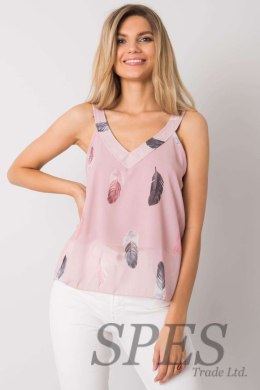 Koszulka Top Model DHJ-TP-13327.06P Light Pink - Italy Moda