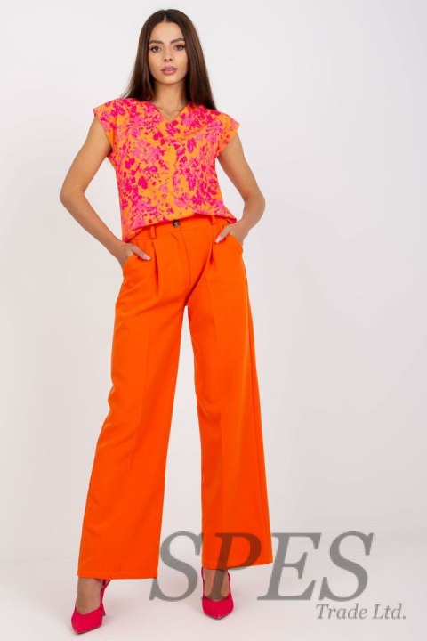 Spodnie Damskie Model DHJ-SP-15679.01X Orange - Italy Moda