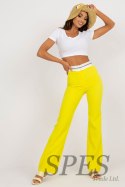 Spodnie Damskie Model DHJ-SP-6971.44P Yellow - Italy Moda