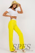 Spodnie Damskie Model DHJ-SP-6971.44P Yellow - Italy Moda