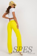 Spodnie Damskie Model DHJ-SP-6971.44P Yellow - Italy Moda