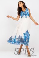 Sukienka Model DHJ-SK-13128.61 White/Blue - Italy Moda